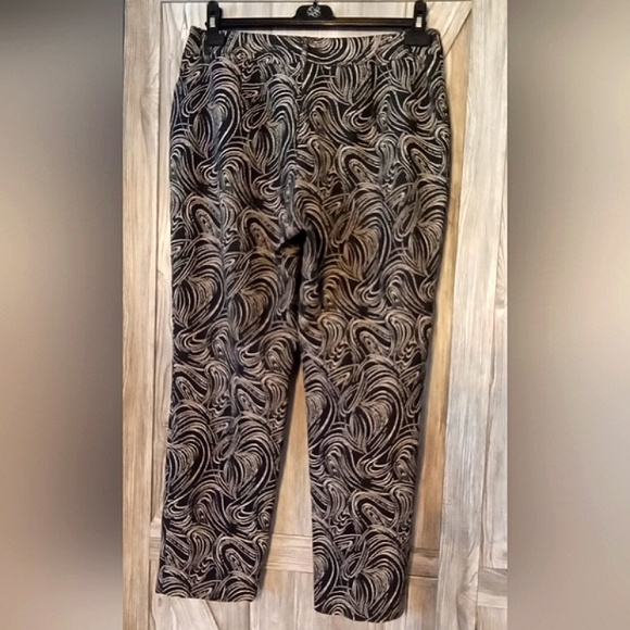 Nygard Collection Black Tan Pants 12P - Picture 2 of 5